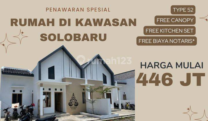 Rumah 3 Kamar Tidur Arah Gentan Solo Hunian Promo Dekat Polsek Baki  1