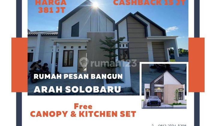 RUMAH NYAMAN ARAH GENTAN SOLOBARU RUMAH ASRI DI SUKOHARJO 1