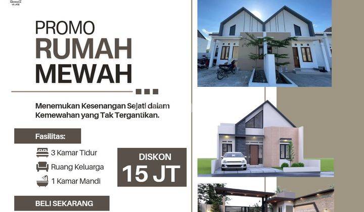 3KT RUMAH MURAH DEKAT PORSEK BAKI SUKOHARJO ARAH PAKUWON MALL SOLOBARU 1