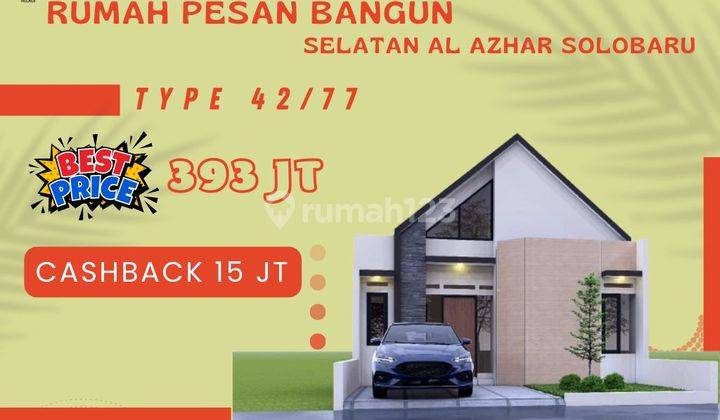 RUMAH 300 JUTAAN DI SOLO BARU RUMAH NYAMAN MURAH ARAH GENTAN SUKOHARJO 1