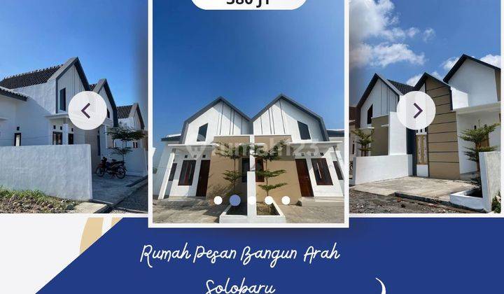 RUMAH MODERN DIJUAL ARAH PAKUWON MALL SOLOBARU HUNIAN MURAH SUKOHARJO 1