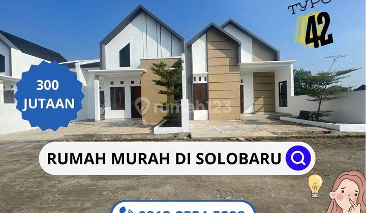 RUMAH DIJUAL ARAH GENTAN RAYA SOLO BARU HUNIAN MURAH SUKOHARJO 1