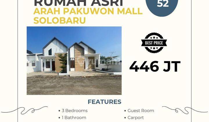 JUAL RUMAH PESAN BANGUN ARAH SMP AL AZHAR 21 SOLOBARU SUKOHARJO 1