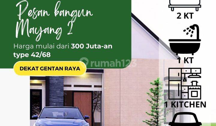 Rumah Strategis Dekat Gentan Raya 1