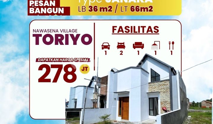 RUMAH CLUSTER 200 JT-AN DI BENDOSARI, SUKOHARJO