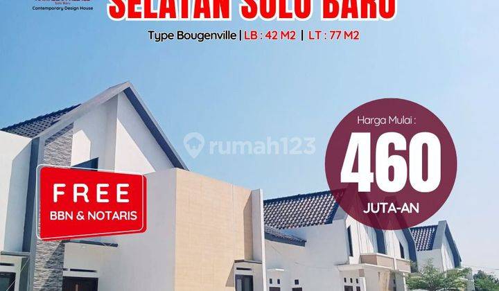 Rumah Murah Solo Baru Di Selatan Dr. Oen 1