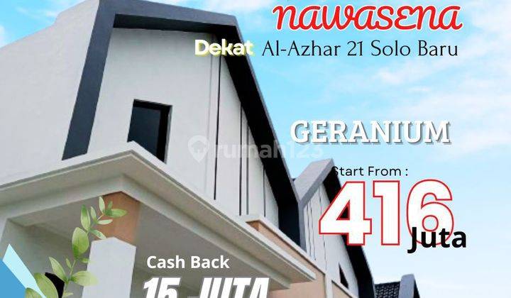 Dijual Rumah Lokasi Strategis 3KT 1KM tipe 52/88 Murah 1