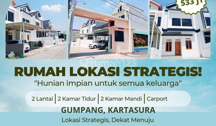 Rumah 2 Lantai Gumpang, Kartasura SHM 1