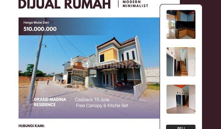 Rumah 2 Lantai Dekat Gentan Raya, Akses Terdekat Ke Solo Baru 1