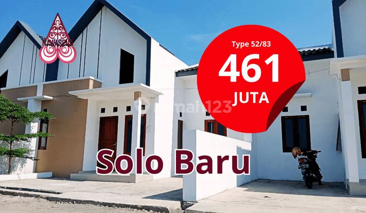 Rumah di Solo Baru akses Terdekat Ke The Park Mall Soba  1