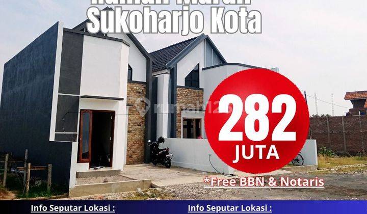 Rumah Murah Sukoharjo Kota, dekat Pemkab Sukoharjo 1