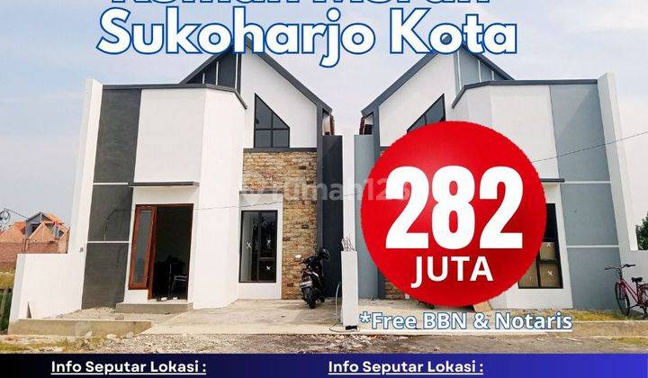 Rumah Murah Sukoharjo Kota, dekat Proliman Sukoharjo 1