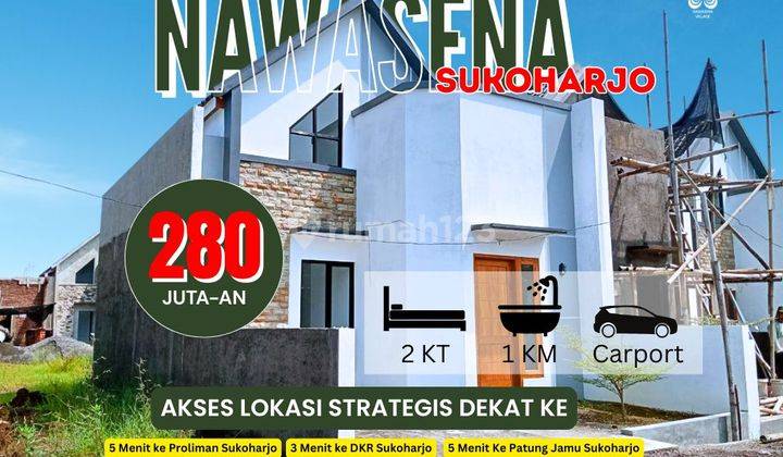 RUMAH MURAH SUKOHARJO KOTA HARGA TERJANGKAU 1