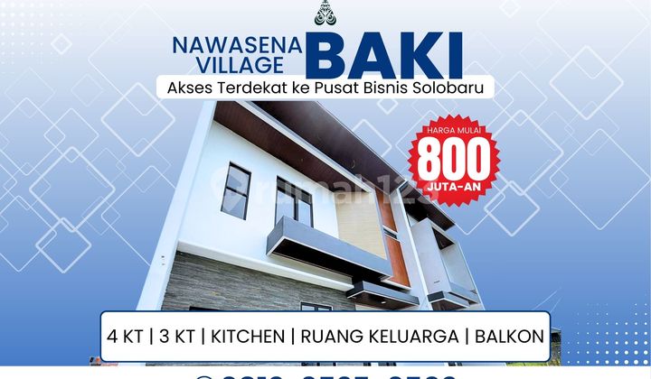 PERUMAHAN BEBAS BANJIR DEKAT KE STASIUN PURWOSARI SOLO