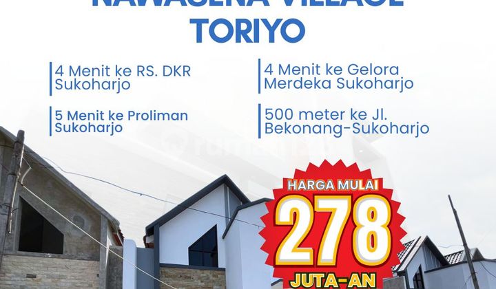 PERUMAHAN MURAH 200 JT-AN DI SUKOHARJO KOTA 1