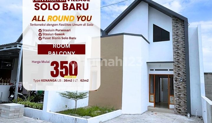 PERUMAHAN 1 LANTAI DI KAWASAN SOLO BARU (10 MENIT KE ALUN-ALUN KIDUL SOLO)