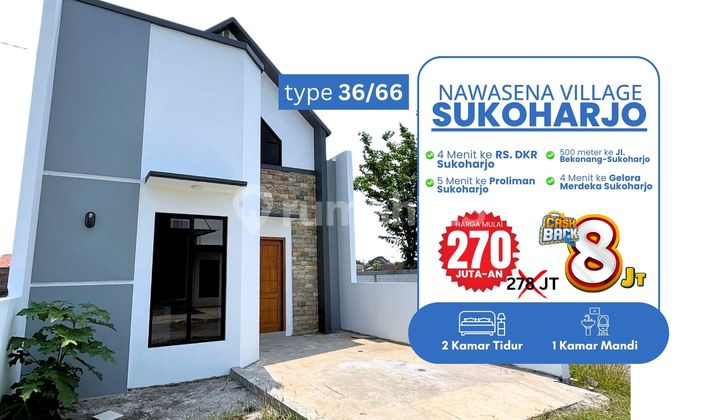 PERUMAHAN CLUSTER DI NAWASENA VILLAGE SUKOHARJO