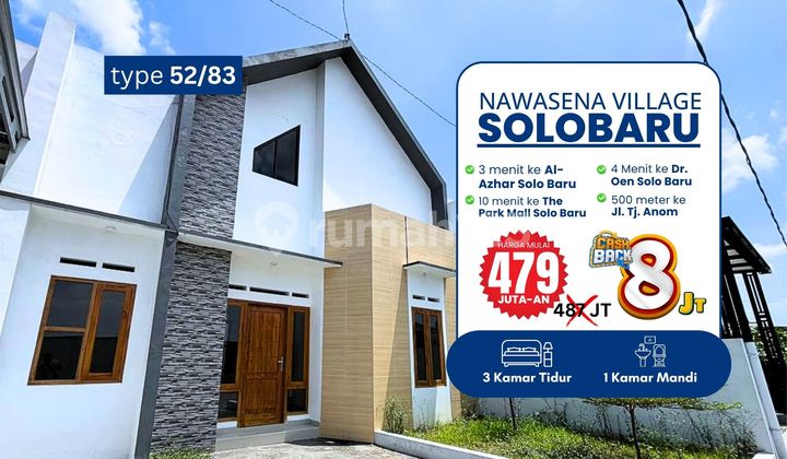 PERUMAHAN CLUSTER DI NAWASENA VILLAGE SOLOBARU