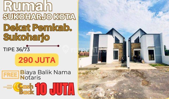 Dijual Rumah di Sukoharjo Kota Siap Finishing 1