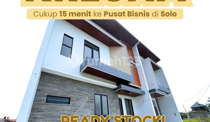 PERUMAHAN 2 LANTAI FASILITAS LENGAKP DEKAT KE SOLO