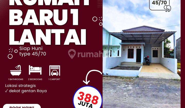 Rumah Siap Huni Dekat Gentan Raya Sukoharjo 1