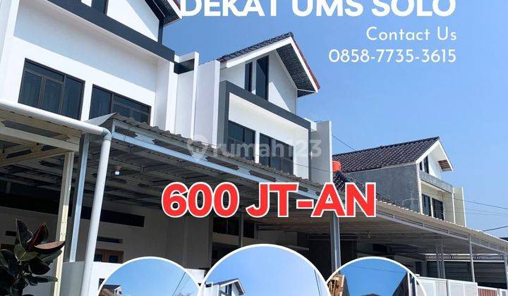 Rumah Scandinavian 2 Lantai Dekat Ums Solo 1