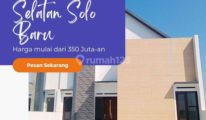 Rumah Cluster  Di Selatan Solo Baru Murah 1