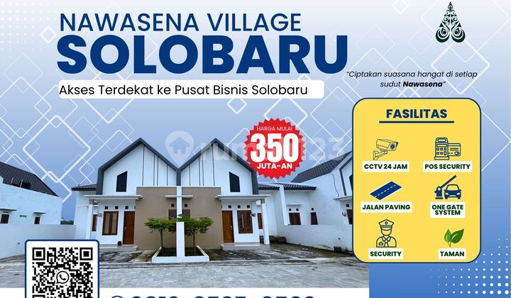 PERUMAHAN 1 LANTAI DEKAT PAKUWON MALL SOLO BARU