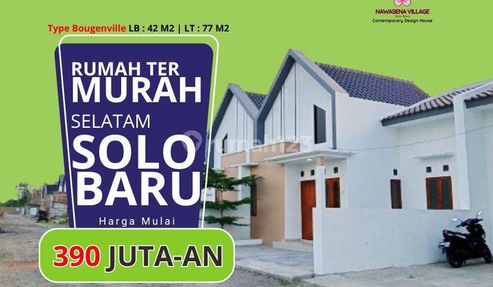 Rumah Scandinavian Dijual Di Solo Baru 1