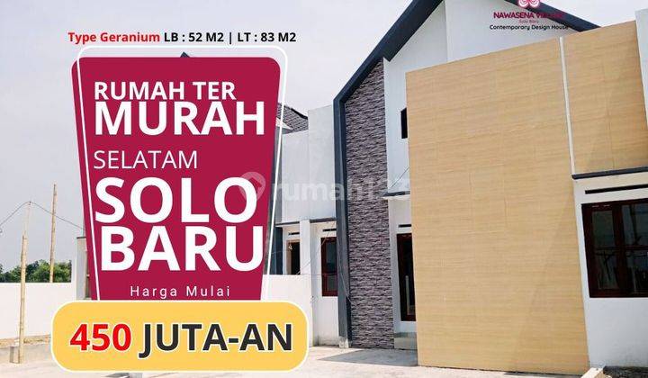 Rumah Murah Scandinavian Di Solo Baru 1