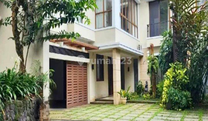  Rumah Townhouse Modern Tropical Design  Bagus Unfurnished SHM - Sertifikat Hak Milik di Kemang 1