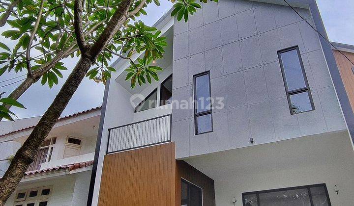 Scandinavian House Furnished Di Cipete Dalam Private Komplek 2