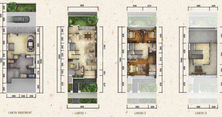 Dijual Emerald Cove Townhouse summarecon Serpong 2