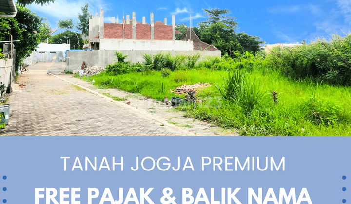 Dp Ringan Free Pajak Siap Ajb Tanah Jogja 5 Menit Kota Yogyakarta 1