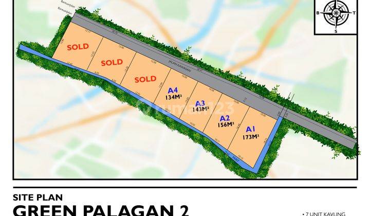 Cashback Puluhan Juta Tanah Jogja 5 Menit Jl. Magelang Jejamuran  2