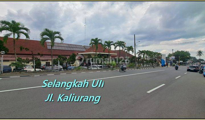 Selangkah UII Jl. Kaliurang 300 Jtan Tanah Jogja SHM pekarangan 1