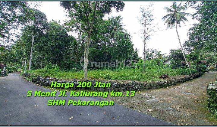 200Jtan Tanah Jogja 5 Menit Jl. Kaliurang Km.13 SHM Pekarangan 1