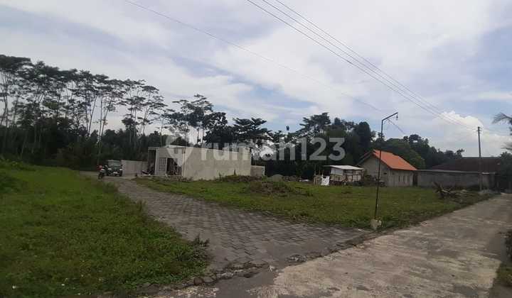 Tanah Siap Huni AJB Notaris 2Jtan/m Timur Pasar Jangkang Sleman