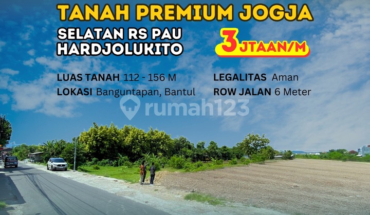 Tanah 112 m2 SHM Banguntapan, Yogyakarta 1