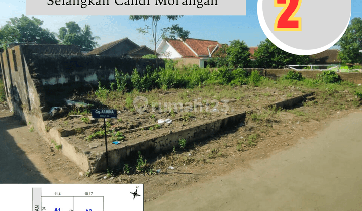 Nego, Selangkah Candi Morangan, Jual Tanah Jogja, 2 Jutaan, Murah 1