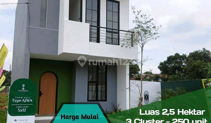 Rumah 2 Lantai 600 Jutaan Di Timur Cibubur Jalan Narogong Kpr Syari'ah 1