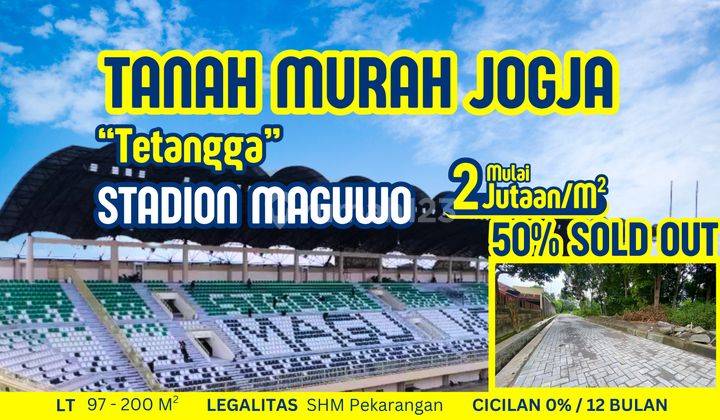 TANAH STRATEGIS DEKAT STADION MAGUWO JOGJA 1
