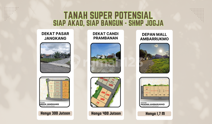 LAND IN JOGJA SHMP PRIME LOCATION & BUSINESS POTENTIAL LAND IN JOGJA SHMP PRIME LOCATION & BUSINESS POTENTIAL