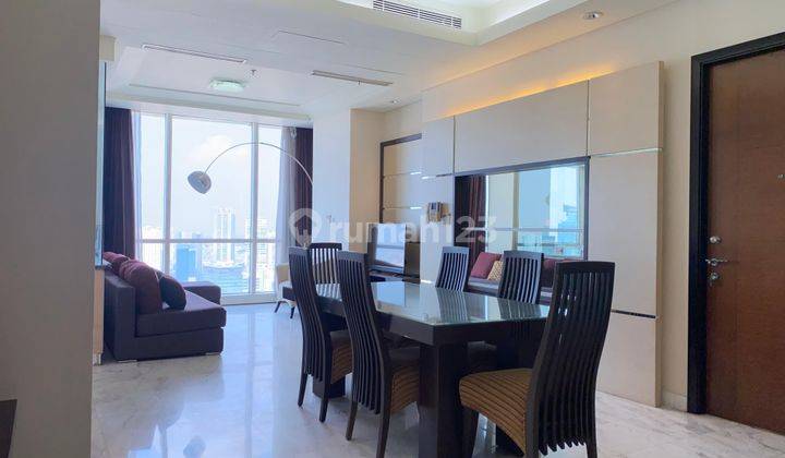 Disewakan Luxury Apartment The Peak Sudirman Jakarta Selatan Private Lift Very Good Condition Furnished 3 Bedrooms 2