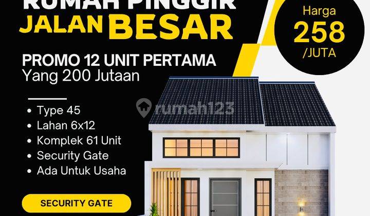 Rumah 200 Jutaan Pinggir Jalan Lubuk Pakam di lubuk pakam, Lubuk Pakam 1