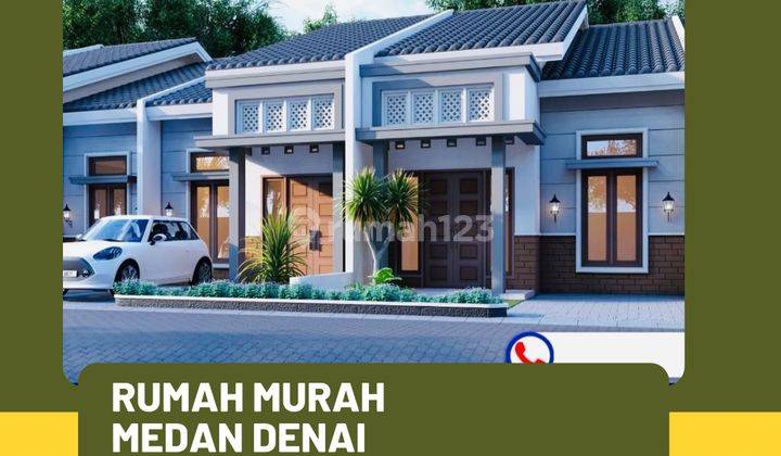 Rumah Murah Dekat Sekolah Annizam Medan Denai di jln Rawa cangkuk, Medan Denai 1