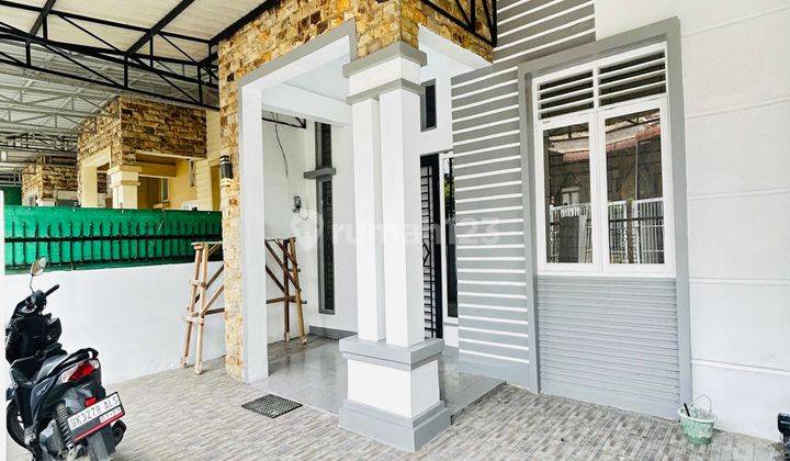 Rumah Cantik Lebar 7 Semi Furnish Dalam Komplek Ringroad 2