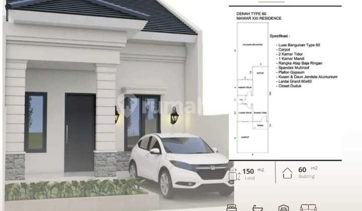 Rumah Luas Murah 8 Menit Ke Kampus Usu SHM