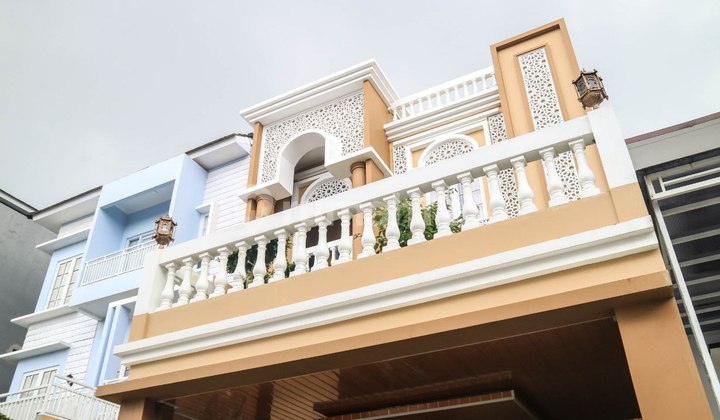 3-Storey Moroccan-Style Villa House in Lembang