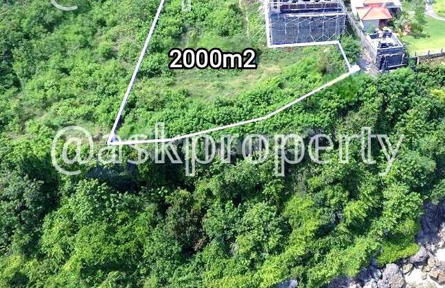 Dijual Tanah Pinggir Tebing Sunset View Cocok Untuk Villa Pecatu Bali